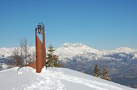 Panorami dal Pizzo Formico andando verso il tramonto di una splendida giornata invernale (9 febb 09)  - FOTOGALLERY